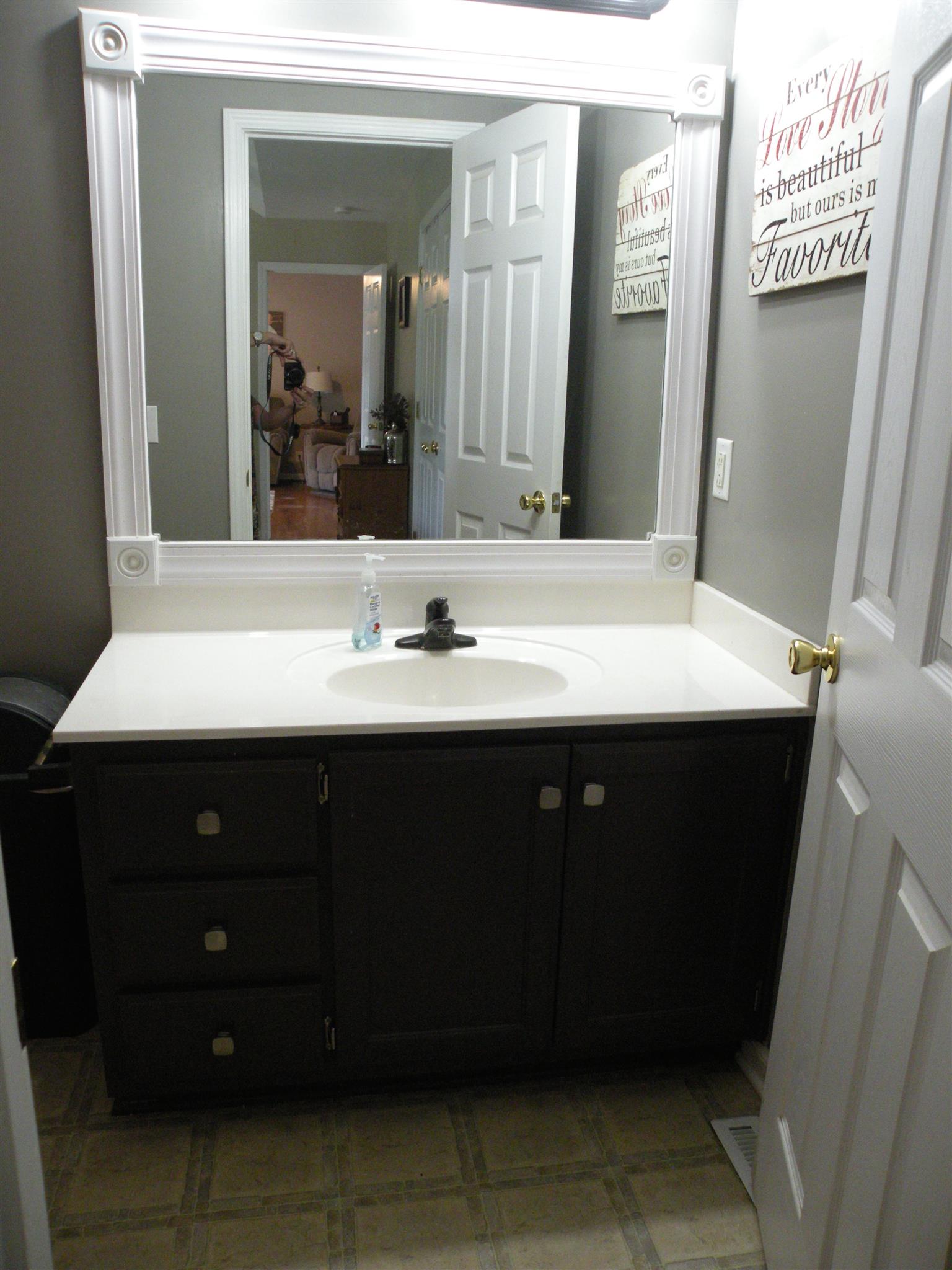 183 Lear Road Portland, TN 37148 - Photo 19 of 30 a bathroom with a sink vanity and a mirror
