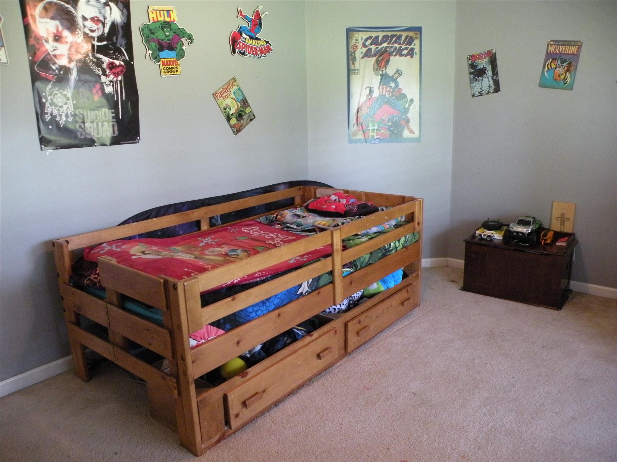 183 Lear Road Portland, TN 37148 - Photo 24 of 30 a bedroom with a bed and dresser