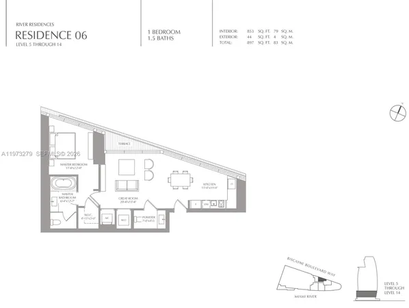 a view of a tall building