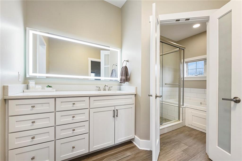 220 Bonnie View Drive Wexford, PA 15090 - Photo 18 of 50 Primary bath has jetted tub, separate tiled shower & walk in closet with built in cabinetry