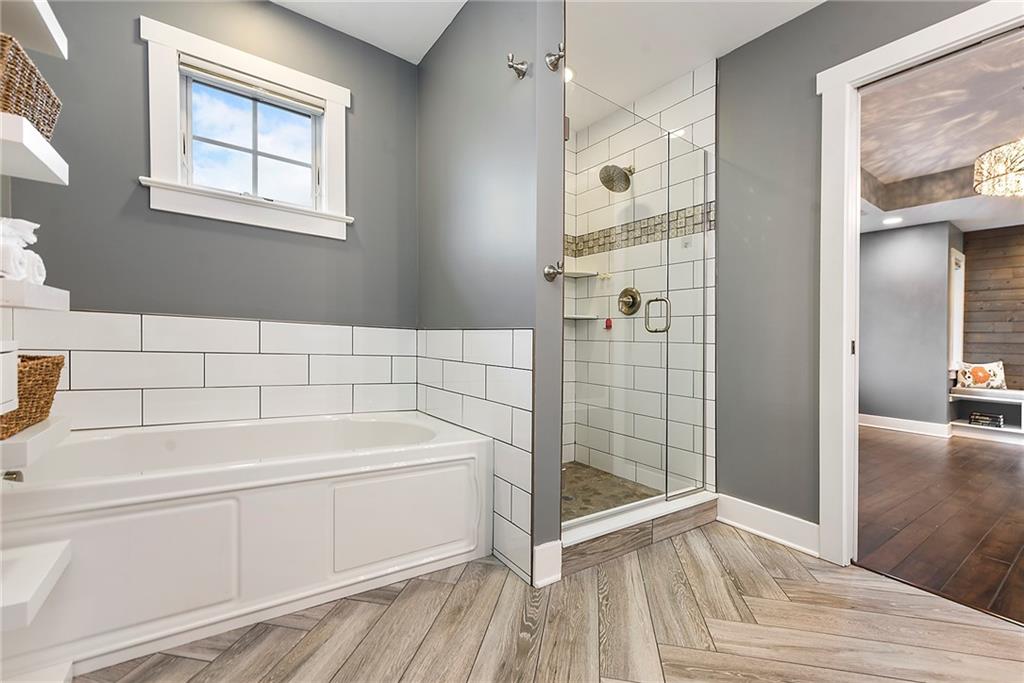 220 Bonnie View Drive Wexford, PA 15090 - Photo 26 of 50 2nd primary bedroom bath with jetted tub and separate tiled shower