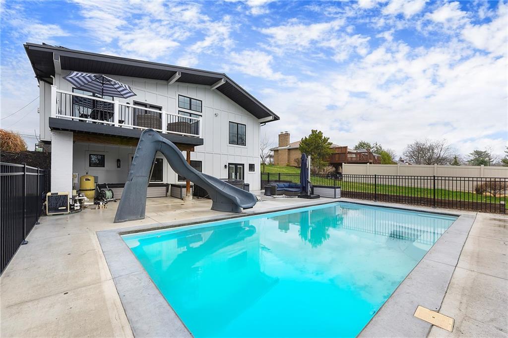 220 Bonnie View Drive Wexford, PA 15090 - Photo 43 of 50 Amazing pool with sun shelf & slide!