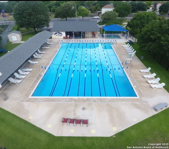 a view of outdoor space with seating area