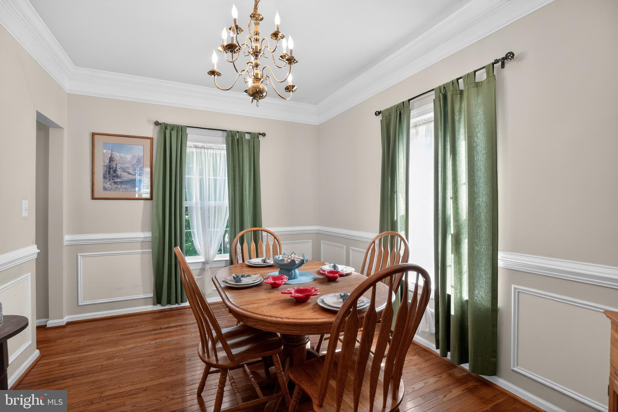 1810 Rudolph Lane Lusby, MD 20657 - Photo 16 of 40 Dining room w/hardwood floors