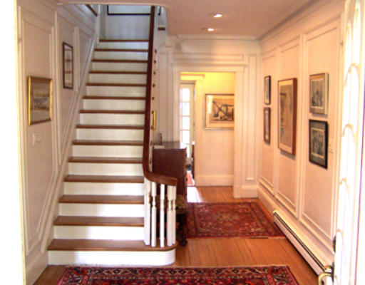 84 Salisbury Road Brookline, MA 02445 - Photo 3 of 16 a view of entryway with furniture and wooden floor