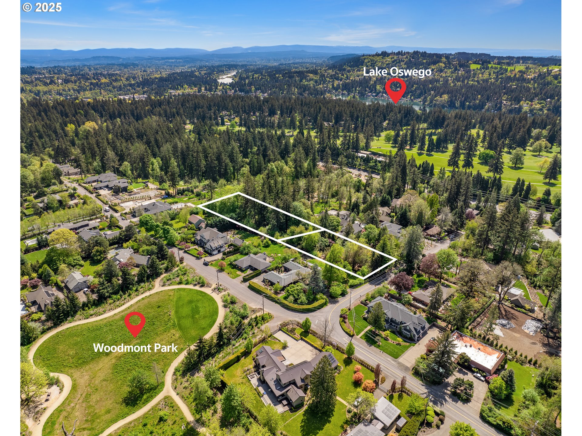 13882 Knaus Road Lake Oswego, OR 97034 - Photo 4 of 13 Approximate Property Lines