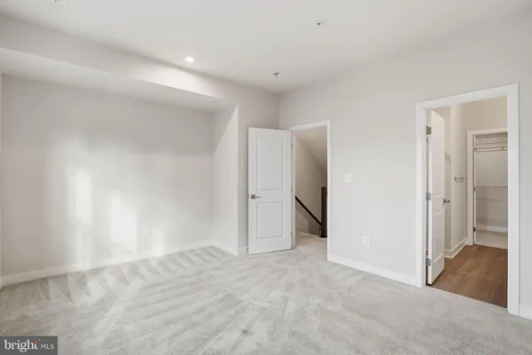 a view of an empty room