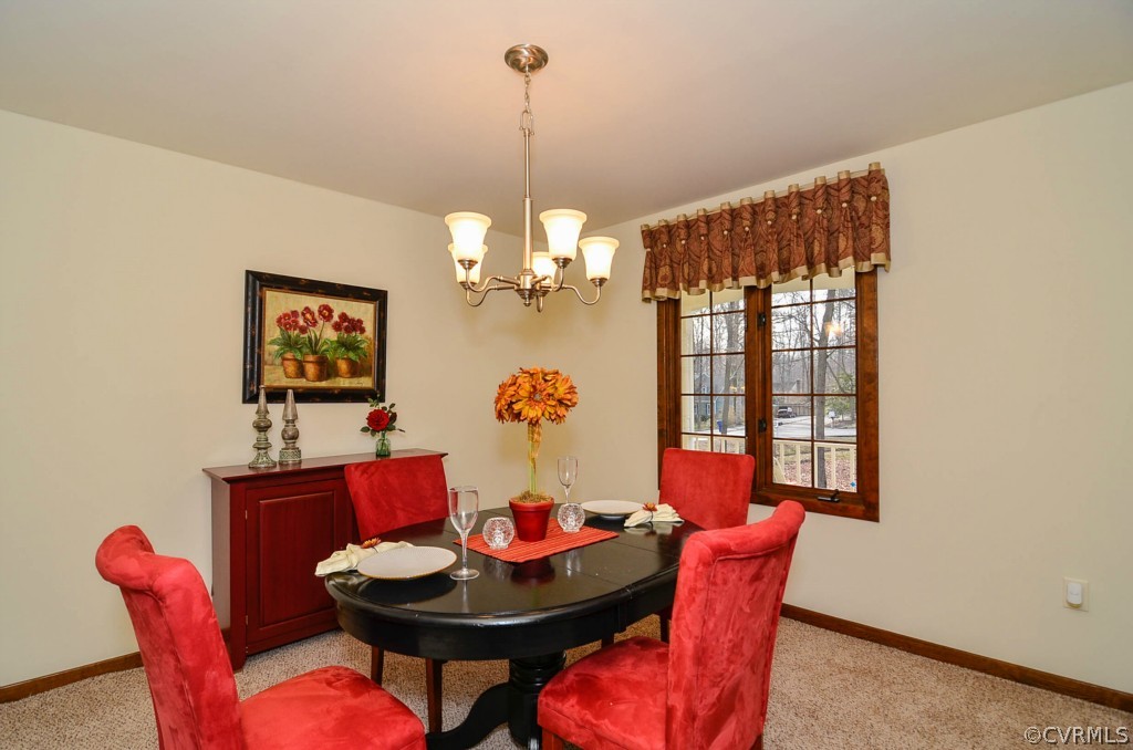 13200 Queensgate Road Midlothian, VA 23114 - Photo 6 of 24 a dining room with furniture and window