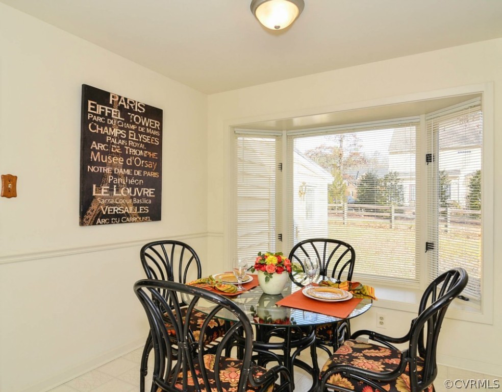 13200 Queensgate Road Midlothian, VA 23114 - Photo 9 of 24 a view of a a dining room with furniture window and outside view