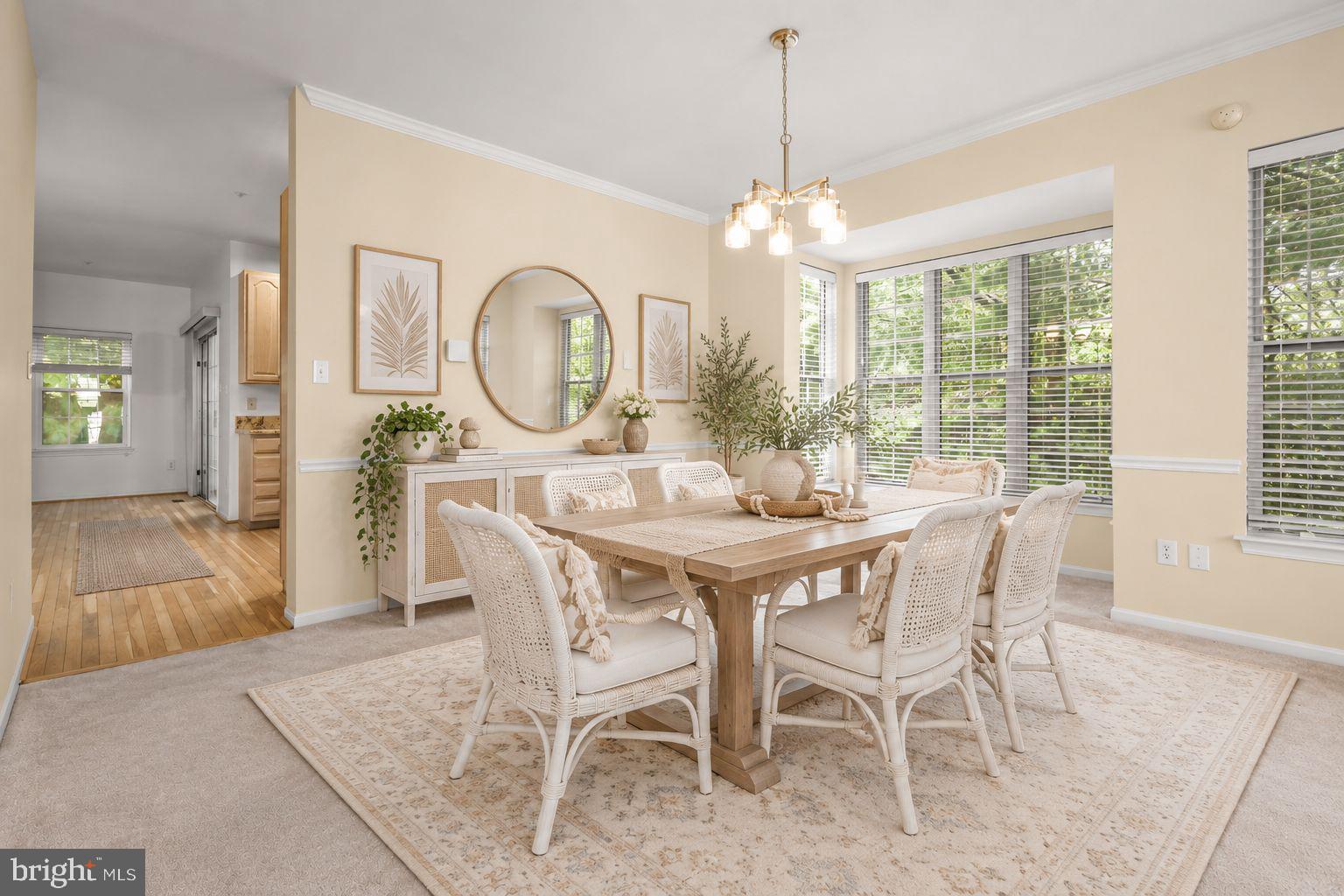 4226 Huntshire Road Randallstown, MD 21133 - Photo 9 of 73 Dining Room-Virtually Staged