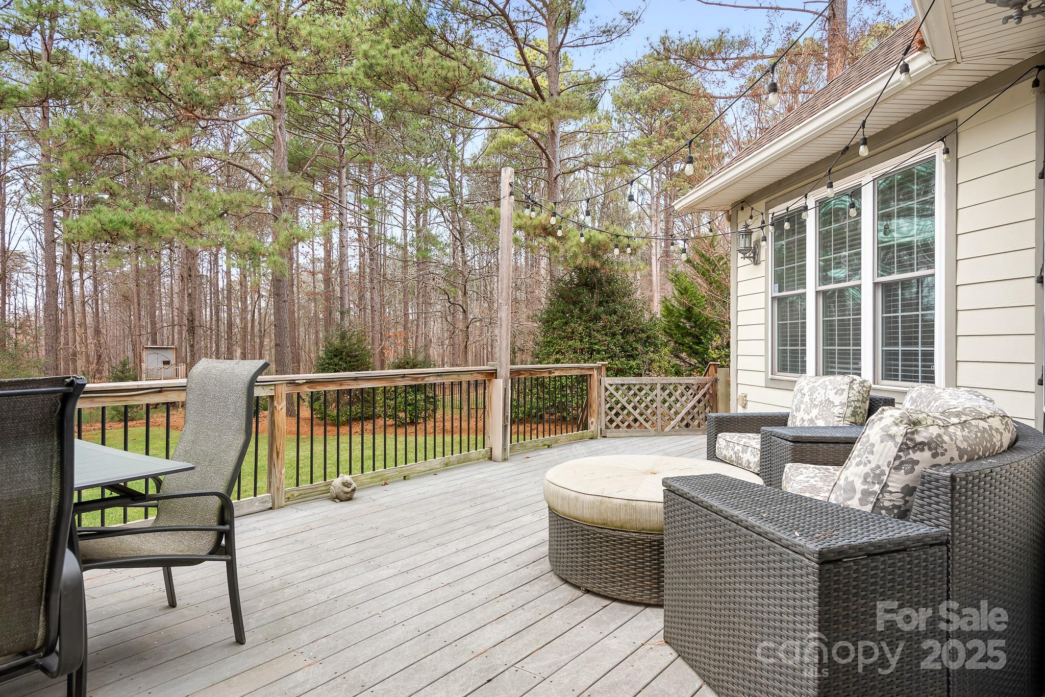 302 McCrary Road Mooresville, NC 28117 - Photo 25 of 34 a balcony with furniture and wooden floor