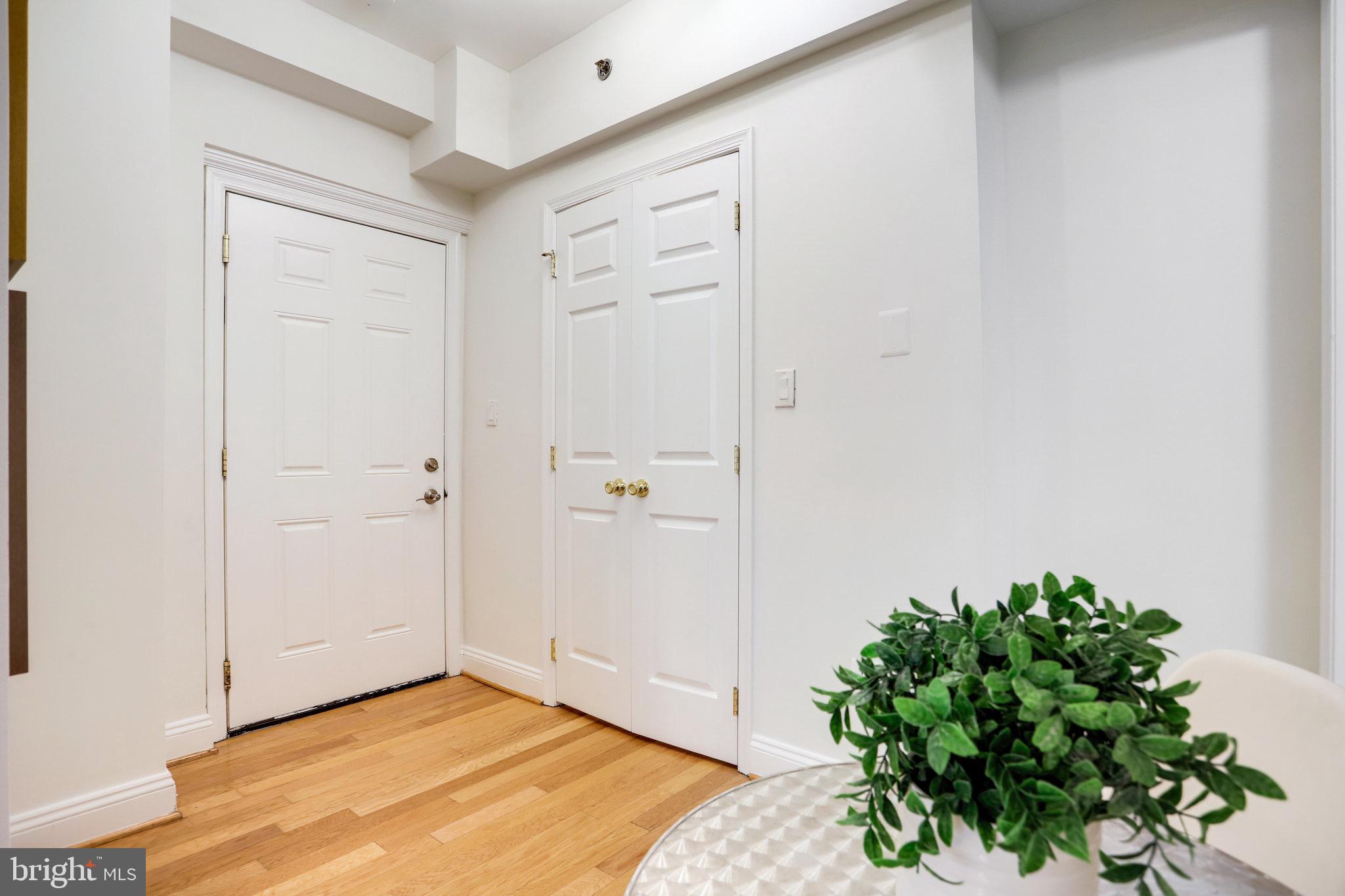1438 Columbia Road Northwest, Unit 101 Washington, DC 20009 - Photo 5 of 39 a view of an entryway with flower pot
