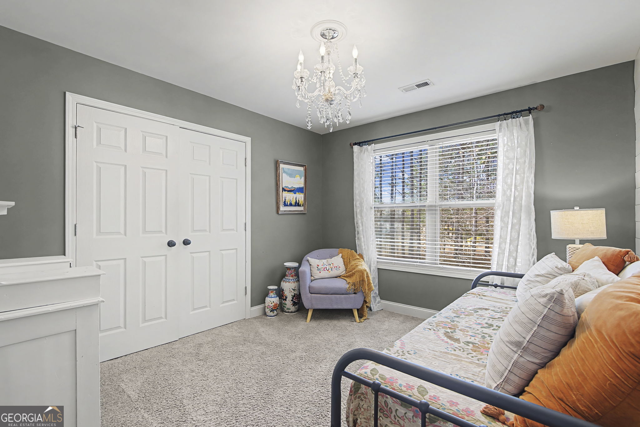 7 Harris Court Newnan, GA 30263 - Photo 32 of 64 a bedroom with bed and window