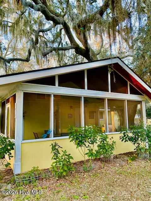 1633 Gause Landing Road Southwest Ocean Isle Beach, NC 28469 - Photo 13 of 20 Outside of sunroom/porch