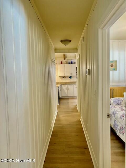 1633 Gause Landing Road Southwest Ocean Isle Beach, NC 28469 - Photo 7 of 20 Hall leading to bedrooms and bathrooms
