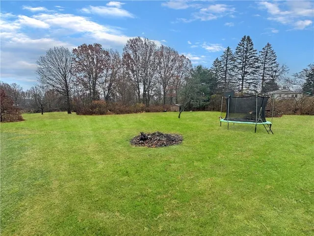 a view of a field of a house