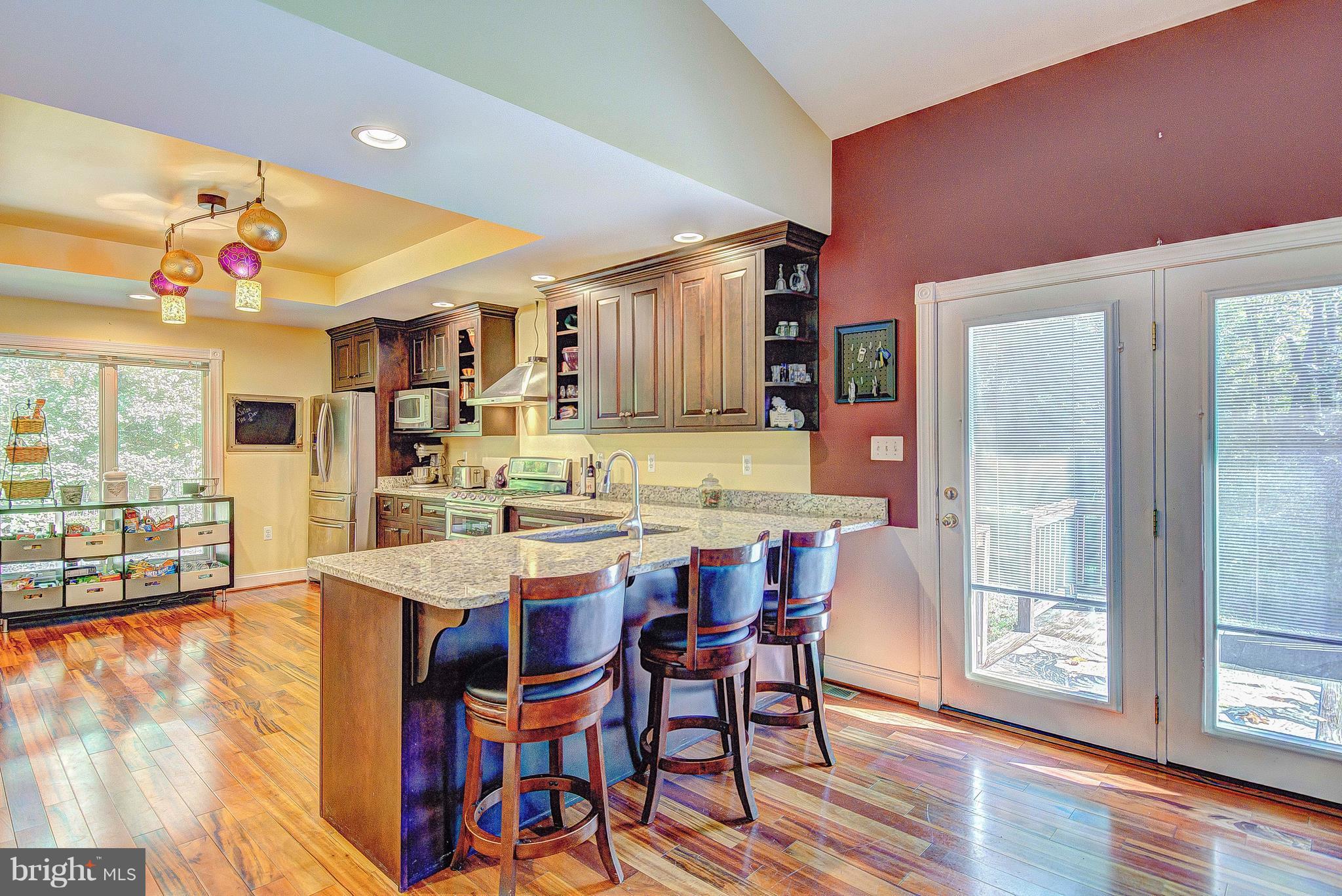 3315 Crane Road Port Republic, MD 20676 - Photo 3 of 30 Renovated kitchen with granite breakfast bar