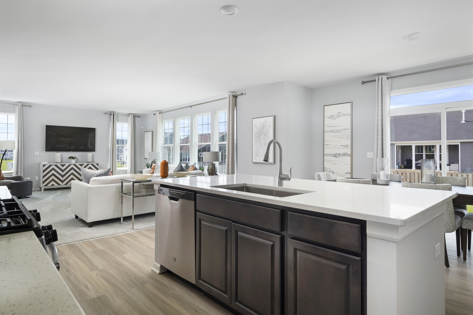 3661 Edelweiss Road Elgin, IL 60124 - Photo 12 of 29 a kitchen with a sink and white cabinets