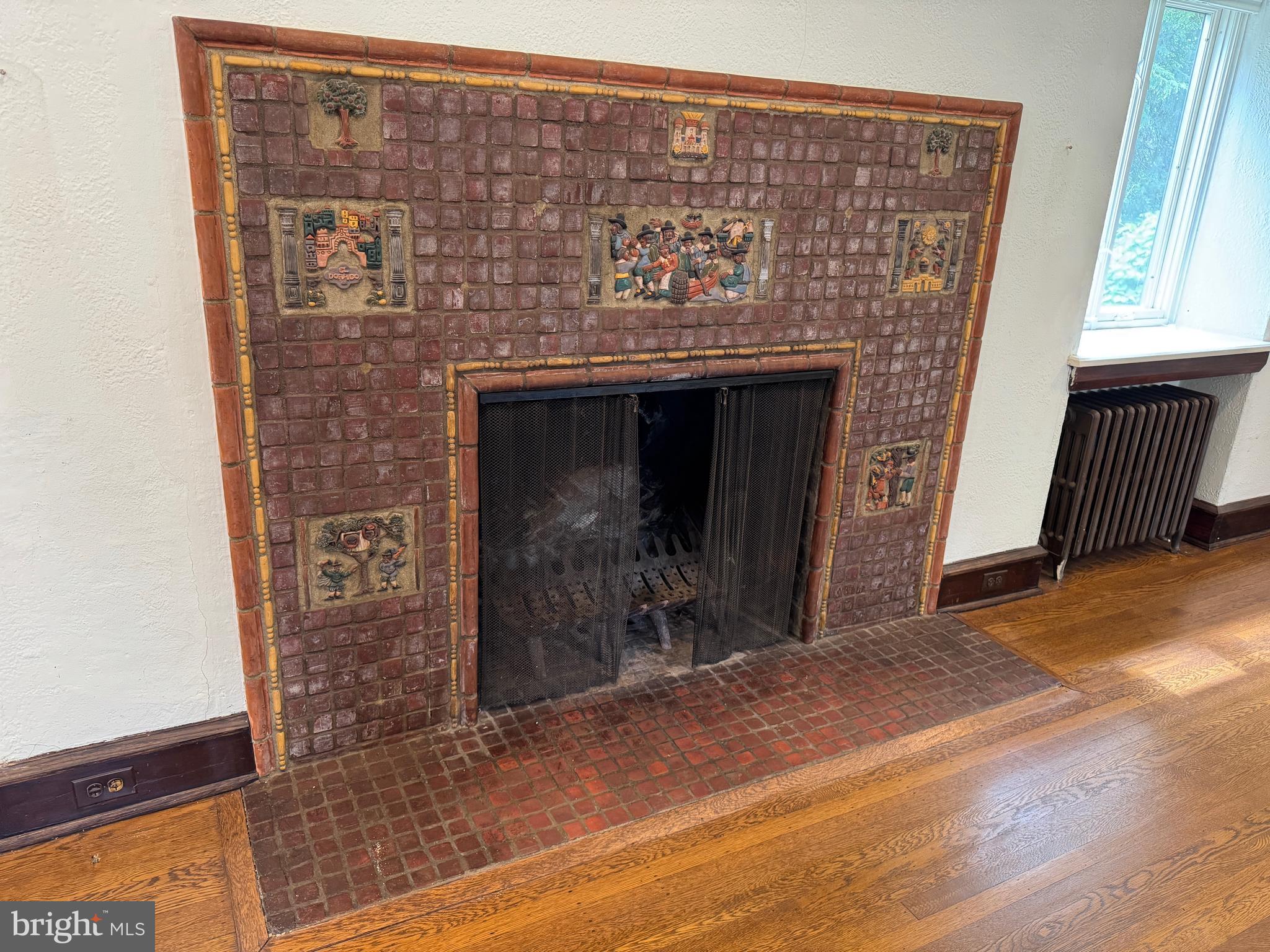 1217 Medford Road Wynnewood, PA 19096 - Photo 24 of 92 Wood Burning FP w/ Mercer Tile Surround