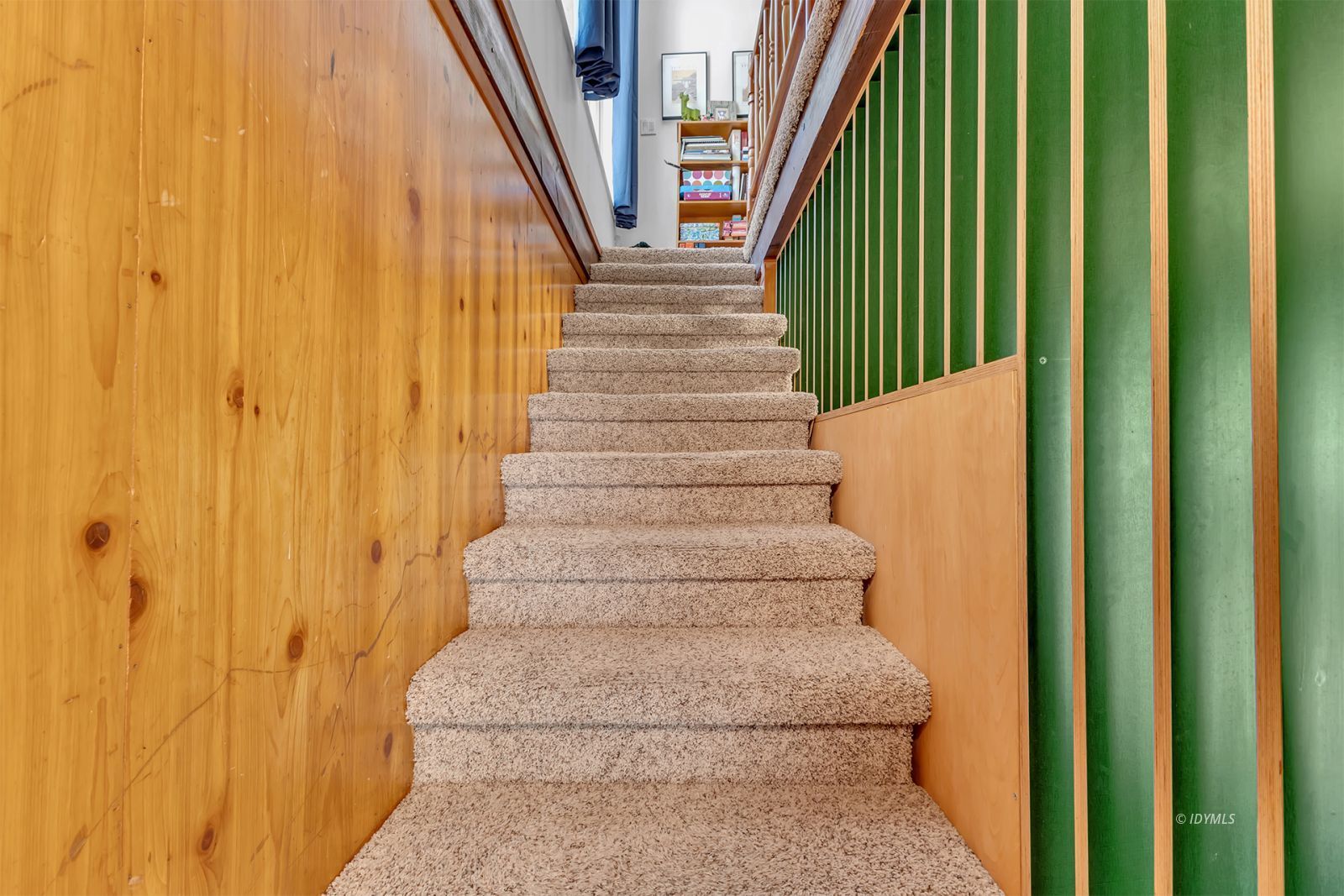 52143 Acorn Lane Idyllwild, CA 92549 - Photo 40 of 57 a view of staircase with white walls and a chair