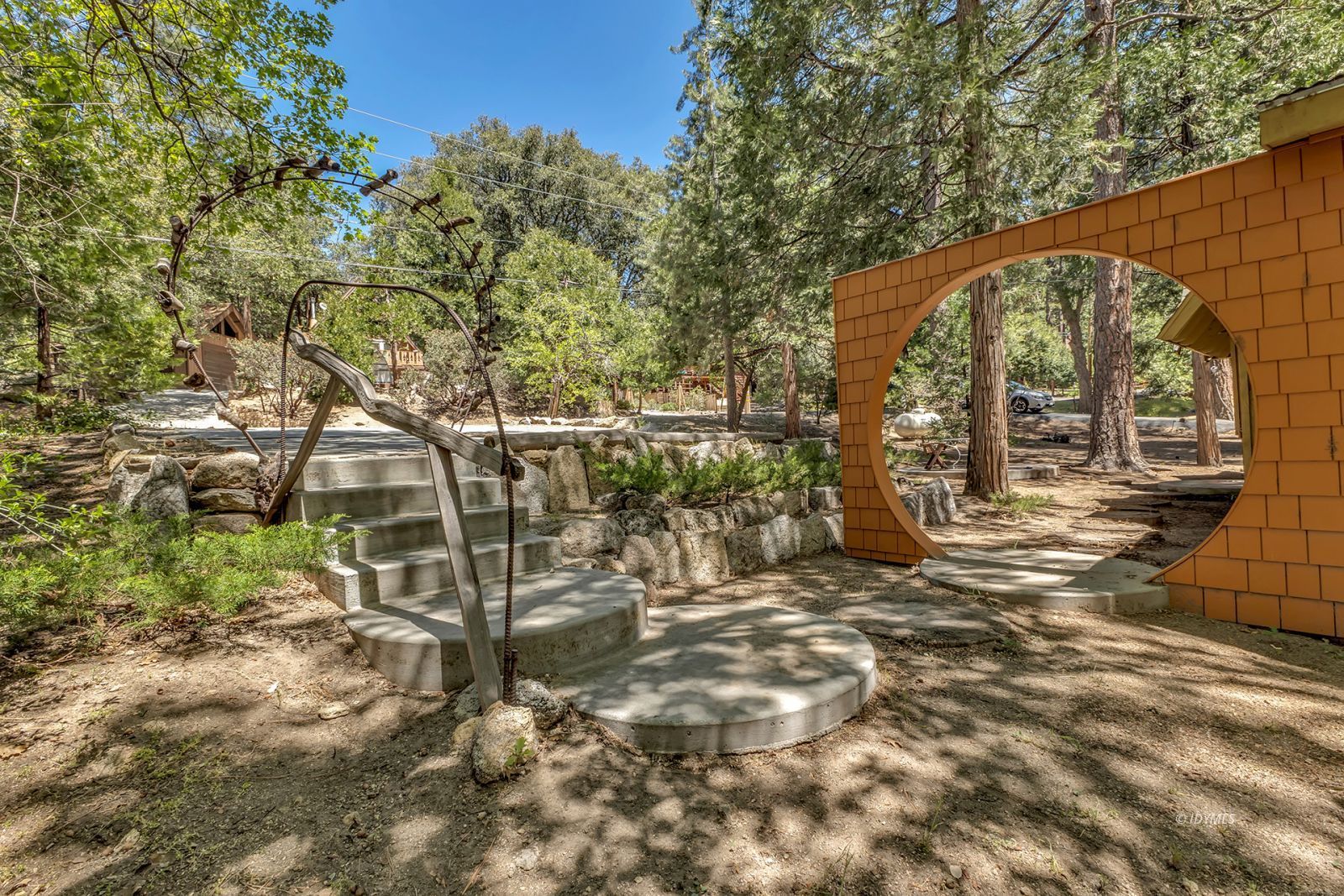 52143 Acorn Lane Idyllwild, CA 92549 - Photo 9 of 57 a view of a yard with an outdoor space