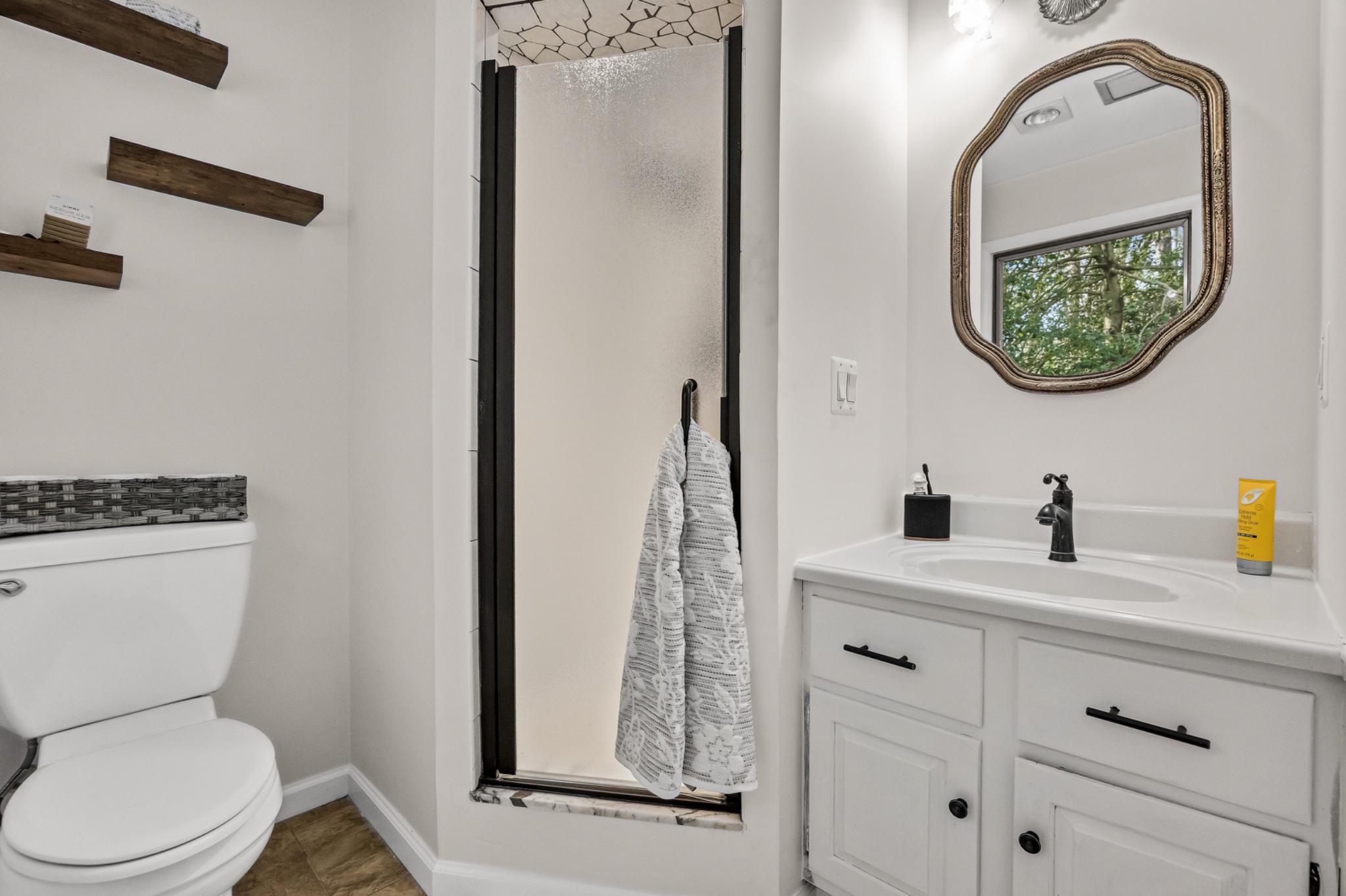 37 Hawkin Road Medford, NJ 08055 - Photo 17 of 54 Primary bathroom with modern touches.