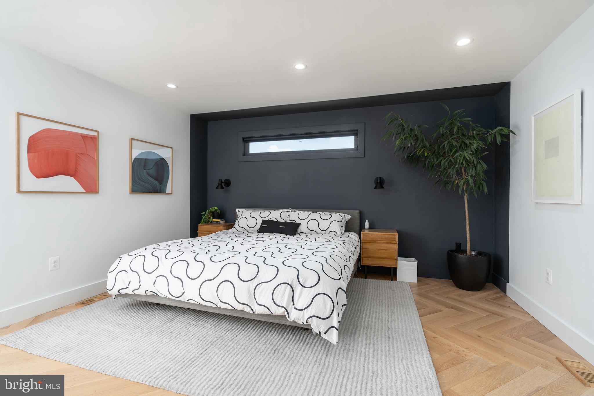 22 Bryant Street Northwest, Unit 3 Washington, DC 20001 - Photo 16 of 36 Primary Bedroom w/hardwood floors