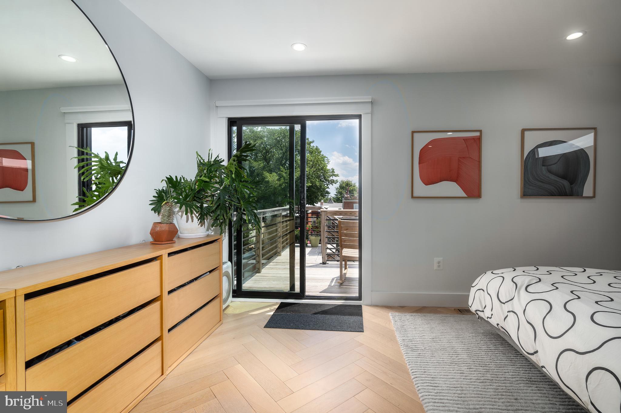 22 Bryant Street Northwest, Unit 3 Washington, DC 20001 - Photo 18 of 36 Primary Bedroom w/private deck