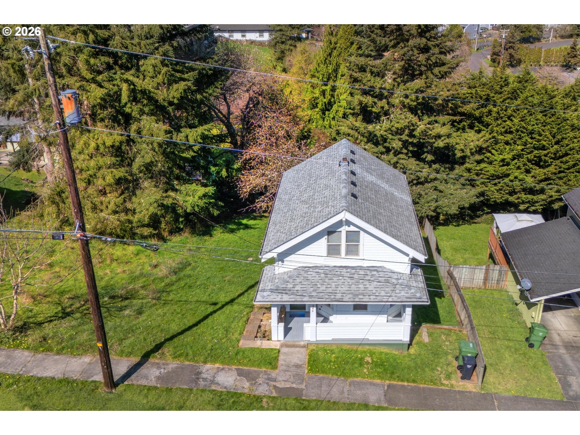 240 Southwest Bryant Street Clatskanie, OR 97016 - Photo 26 of 30 a aerial view of a house