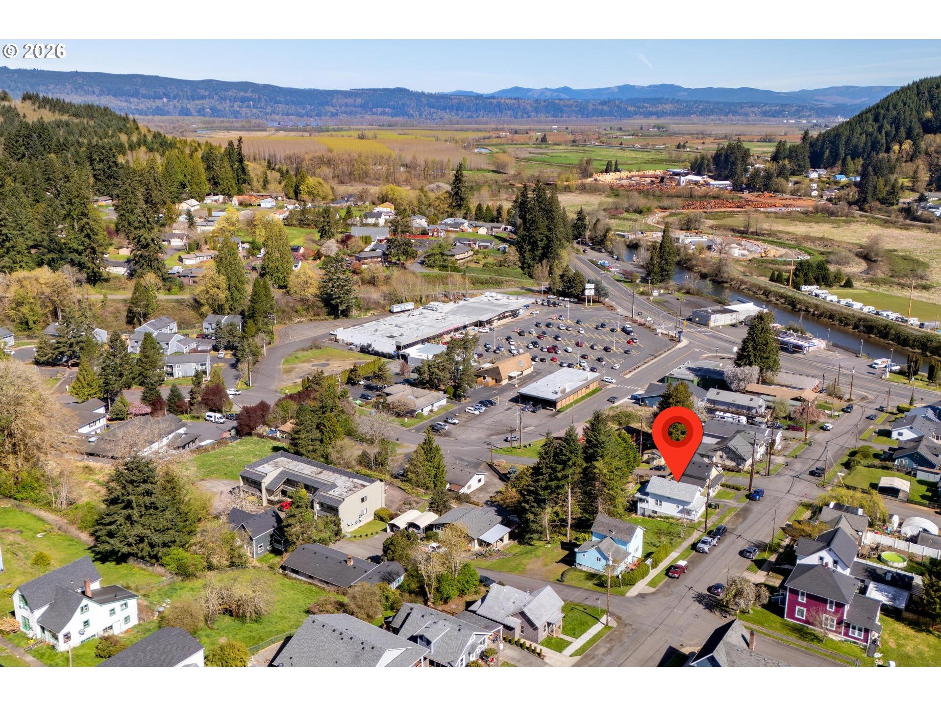 240 Southwest Bryant Street Clatskanie, OR 97016 - Photo 29 of 30 a view of city and mountain