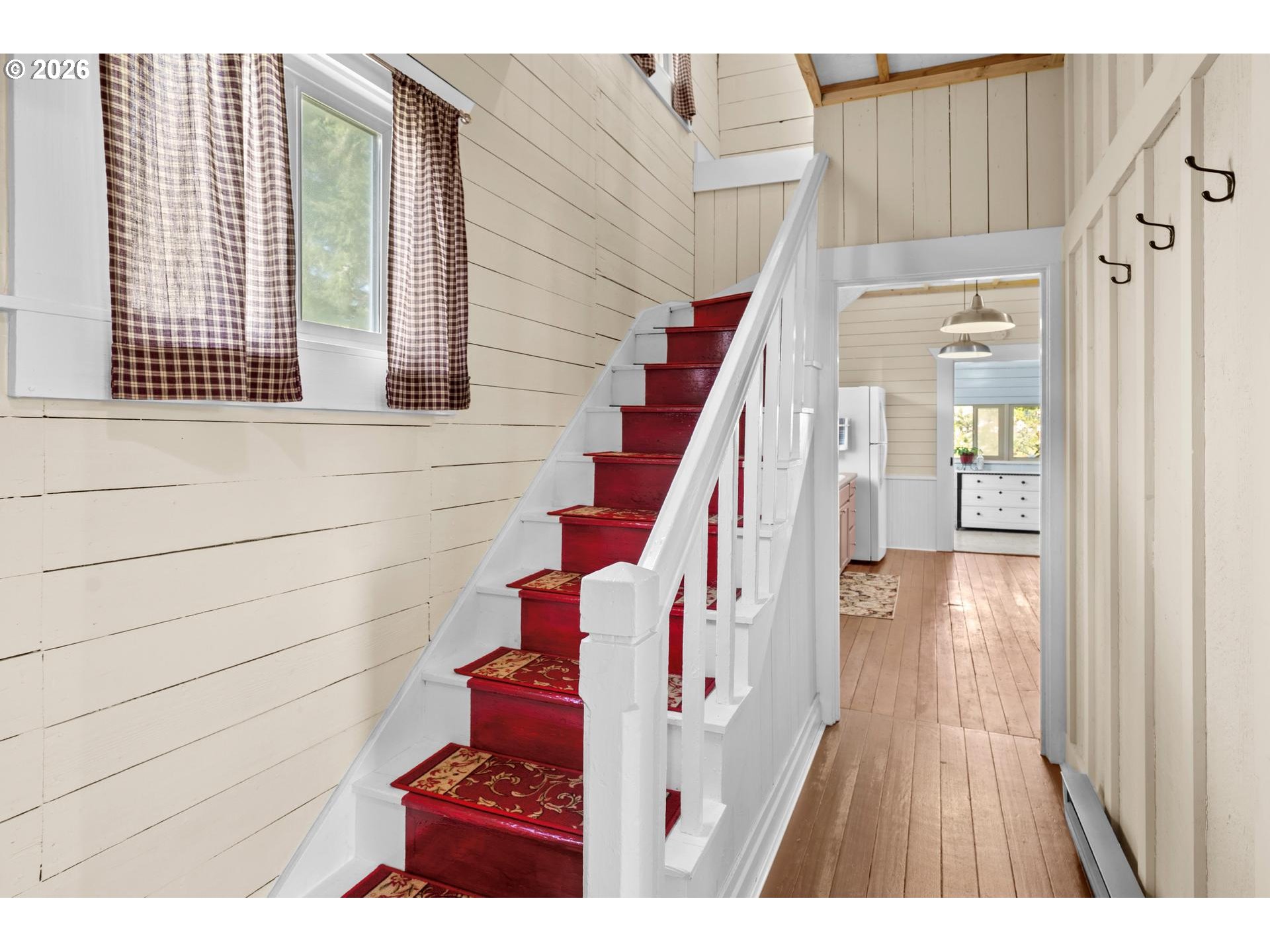 240 Southwest Bryant Street Clatskanie, OR 97016 - Photo 4 of 30 a view of entryway with wooden floor