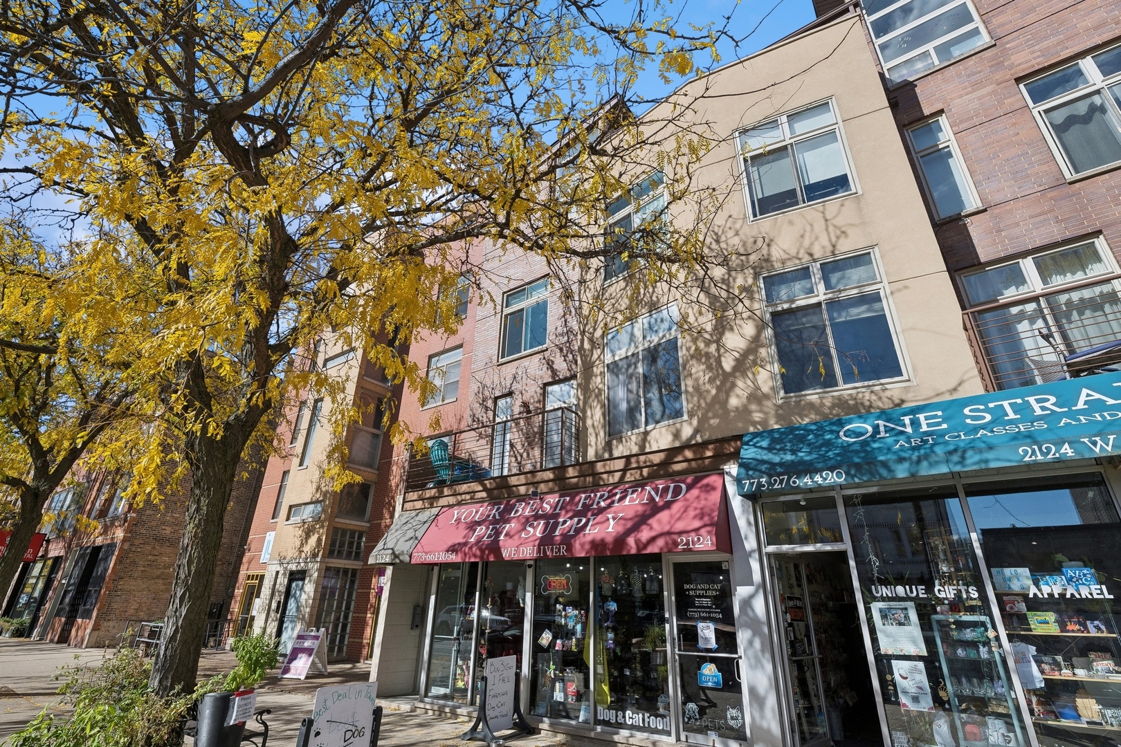 2124 West Division Street, Unit 3 Chicago, IL 60622 - Photo 1 of 33 a view of a building with a tree