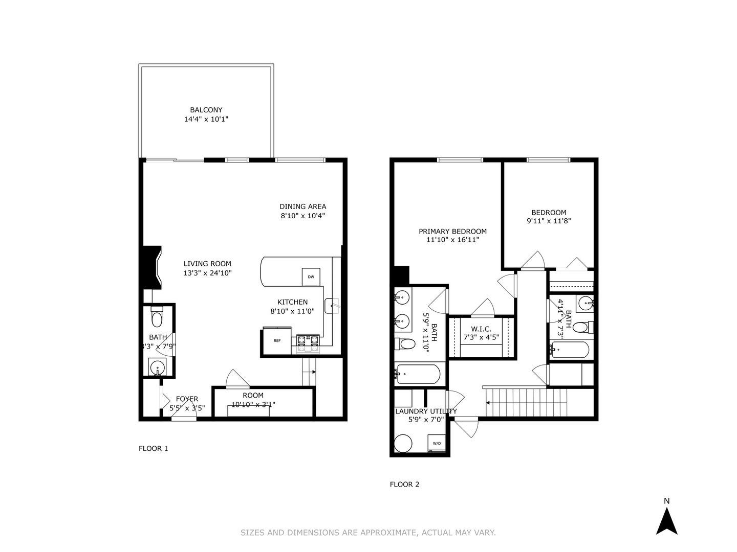 2124 West Division Street, Unit 3 Chicago, IL 60622 - Photo 31 of 33 a picture of a floor plan