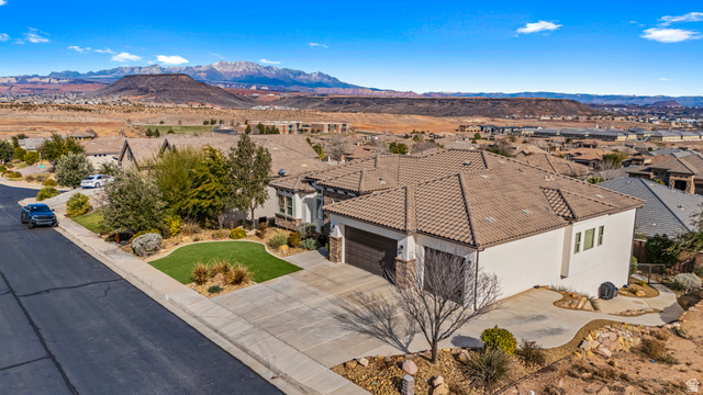 2311 South 1340 West St. George, UT 84770 - Photo 5 of 56 Aerial perspective of suburban area featuring mountains