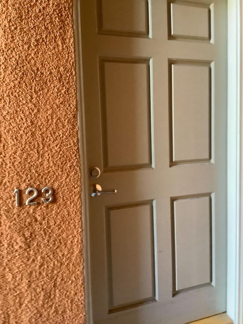 1855 Palm View Place, Unit 123 Santa Clara, CA 95050 - Photo 8 of 18 front view of a bathroom with a shower