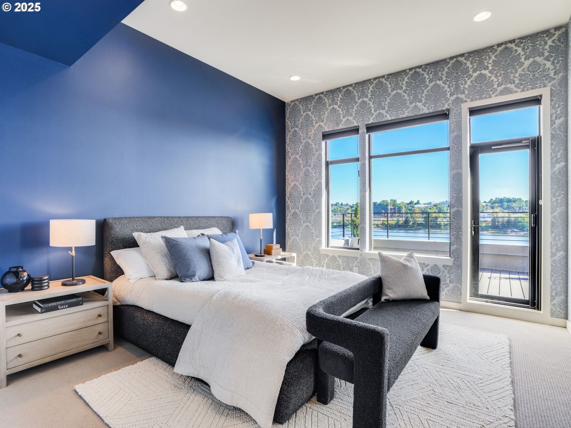 1714 Northwest Riverscape Street Portland, OR 97209 - Photo 10 of 19 a living room with furniture and a large window