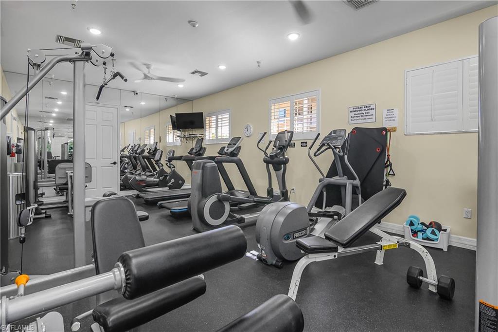 451 Bayfront Place, Unit 5201 Naples, FL 34102 - Photo 24 of 38 a view of a room with gym equipment