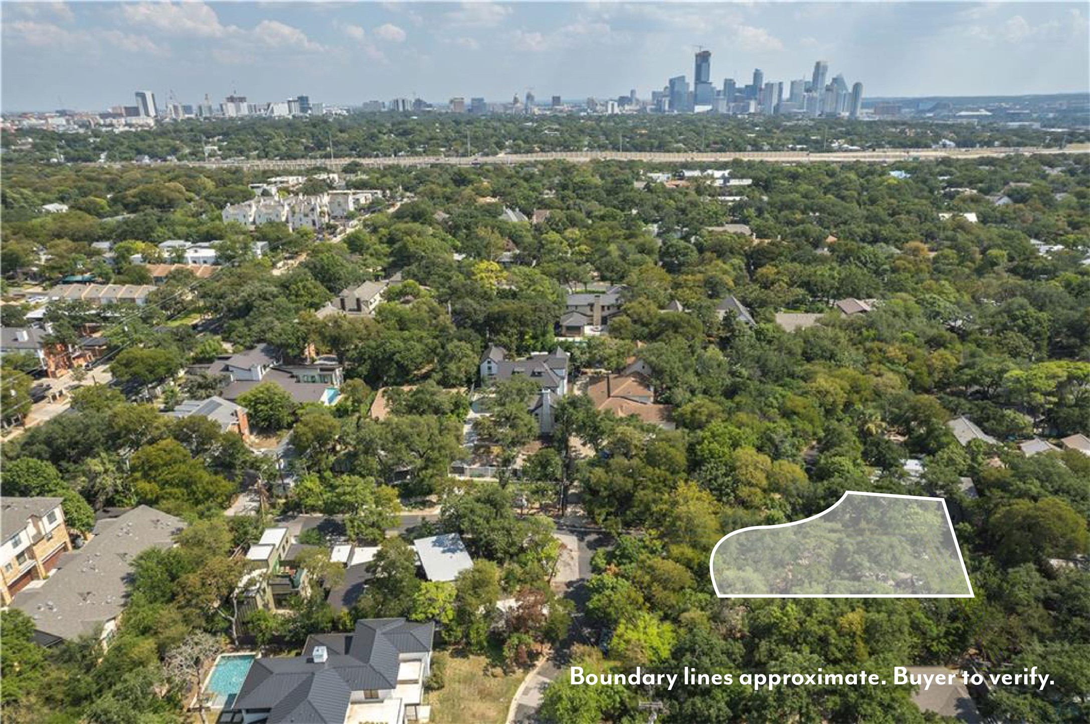 2501 Inwood Place Austin, TX 78703 - Photo 8 of 18 an aerial view of multiple house