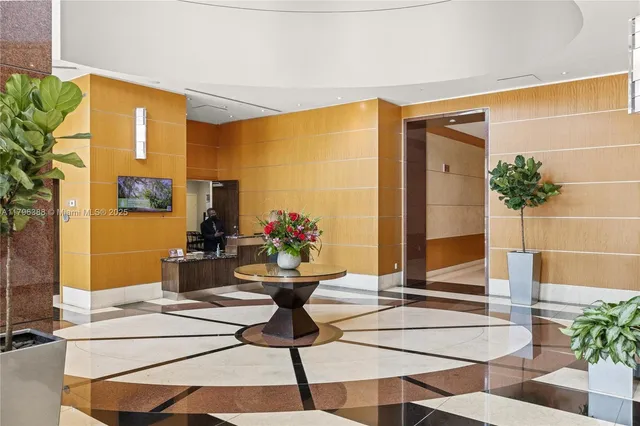 a view of a lake with a city