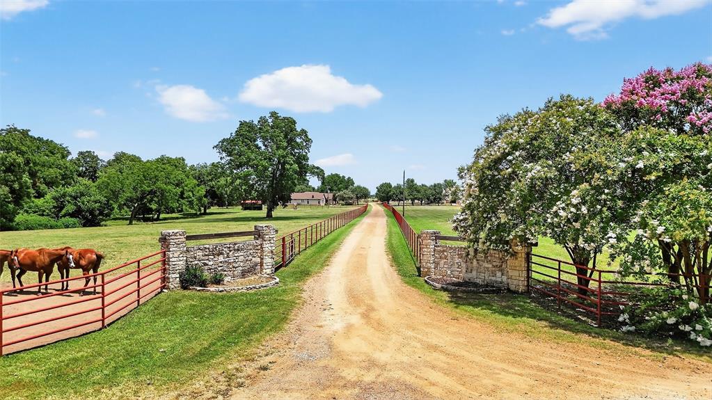 1717 Batey Road Collinsville, TX 76233 - Photo 3 of 40 a view of a swimming pool with a patio
