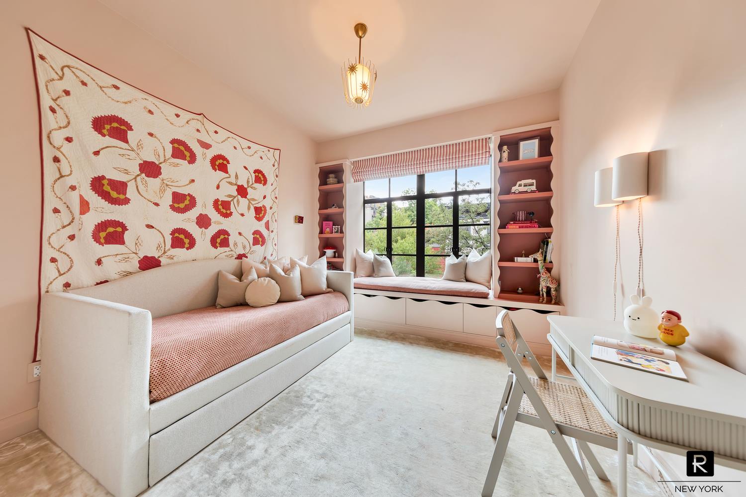 30 Sullivan Street Manhattan, NY 10012 - Photo 15 of 25 a living room with furniture and a large window
