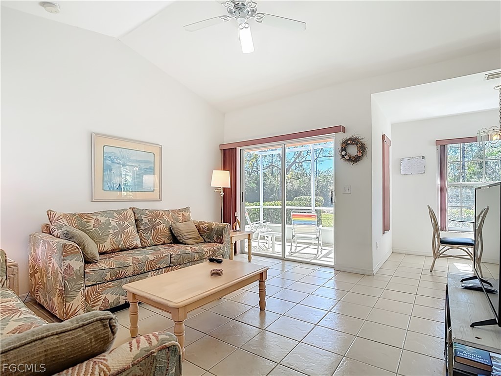 2160 Faliron Road North Fort Myers, FL 33917 - Photo 9 of 42 a living room with furniture and a window