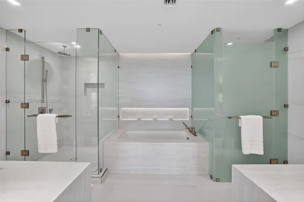 a view of a balcony with city