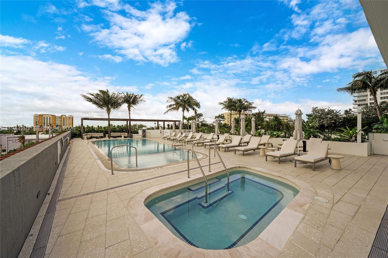 900 North Ocean Boulevard, Unit 906 Pompano Beach, FL 33062 - Photo 86 of 100 Sunset Pool, near the Pickleball Courts