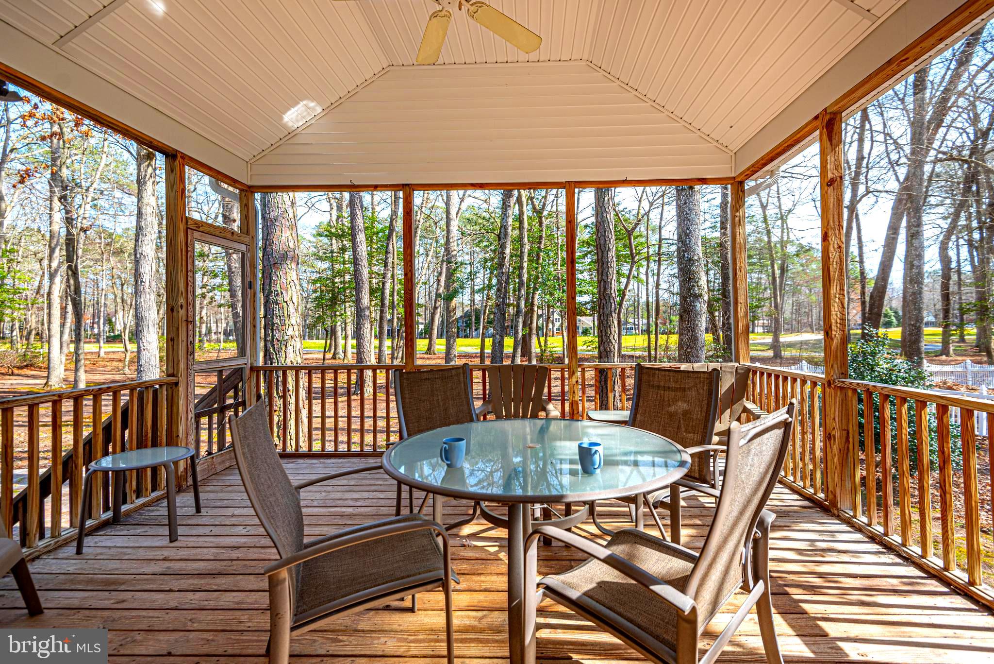 117 Windjammer Road Ocean Pines, MD 21811 - Photo 21 of 69 Screened porch over looking the golf course