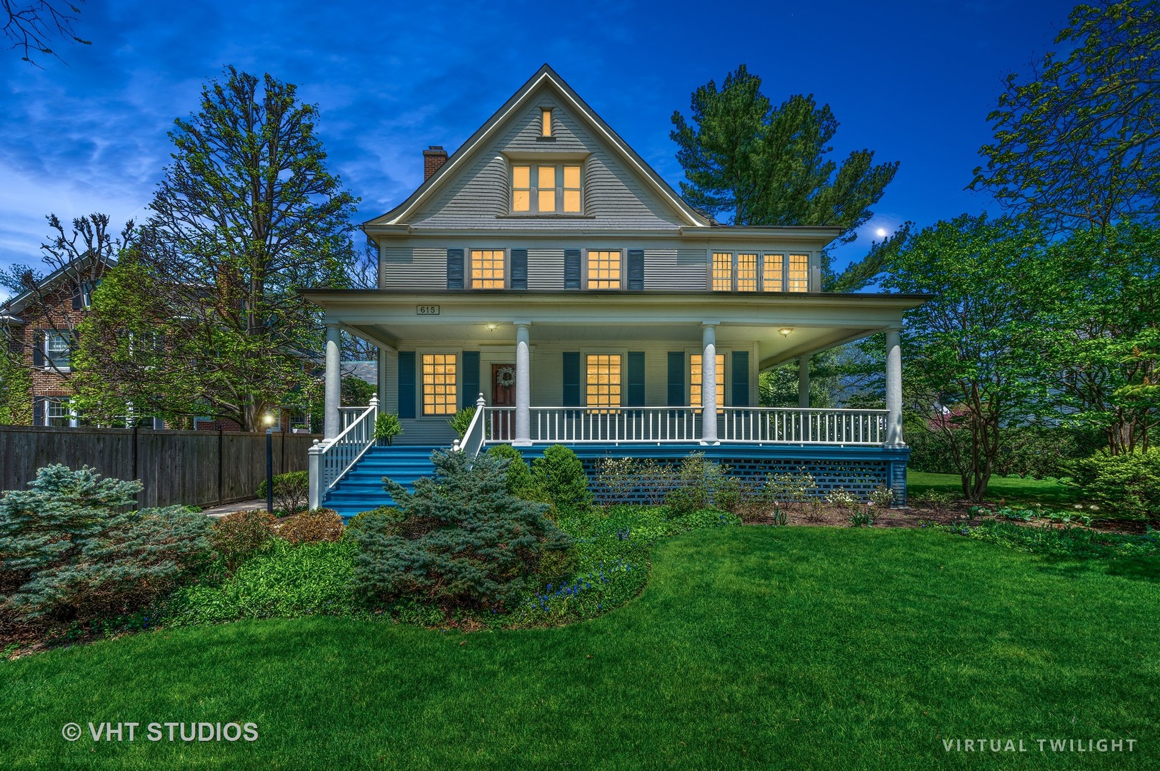 615 Elm Street Winnetka, IL 60093 - Photo 43 of 43 a front view of a house with a yard