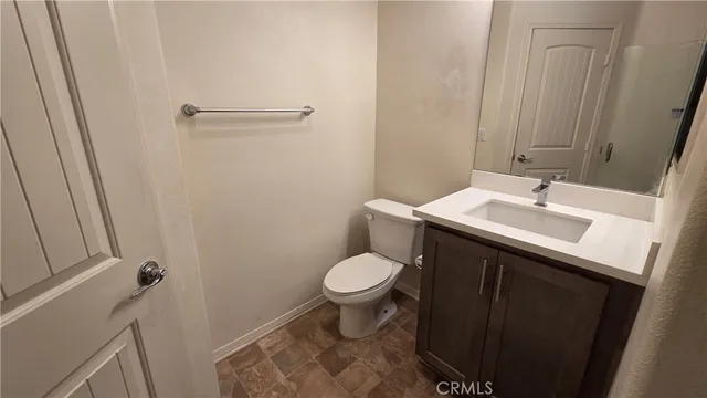 an empty room with an entryway