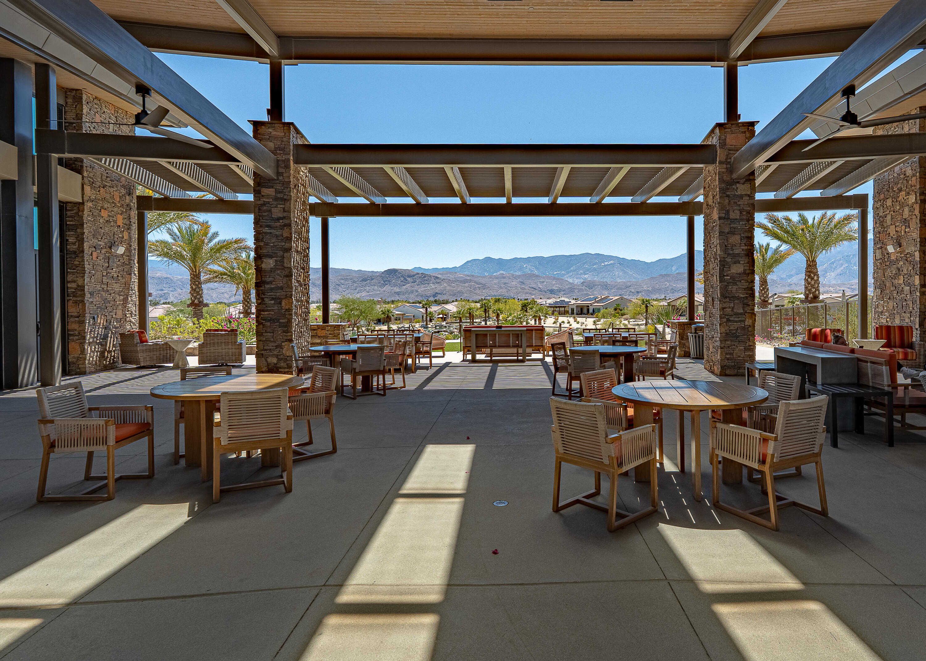 18 Vintage Rancho Mirage, CA 92270 - Photo 49 of 54 a view of a patio with dining table and chairs