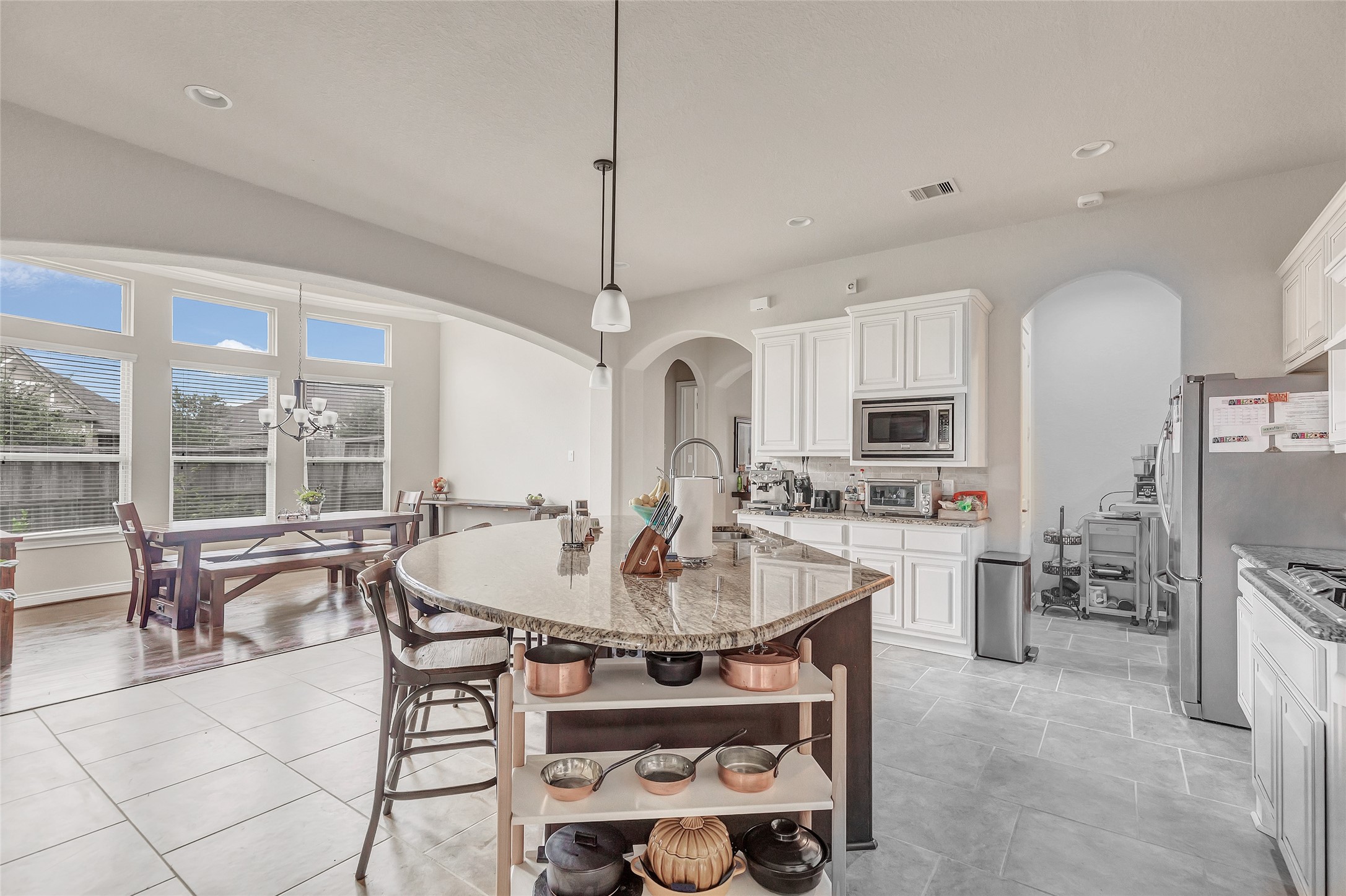 18115 Stari Most Lane Houston, TX 77044 - Photo 15 of 35 a view of a dining room with furniture window and outside view