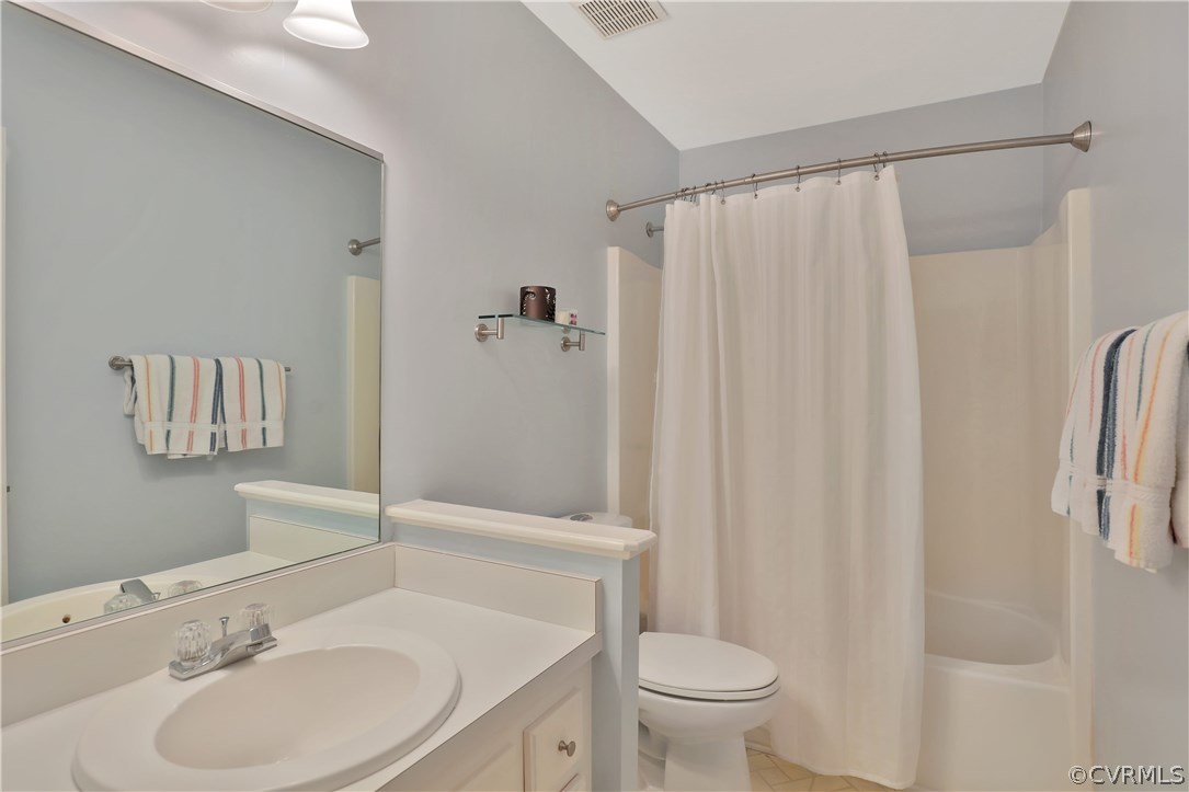 14602 Ridge Point Drive Midlothian, VA 23112 - Photo 20 of 25 a bathroom with a sink toilet and shower